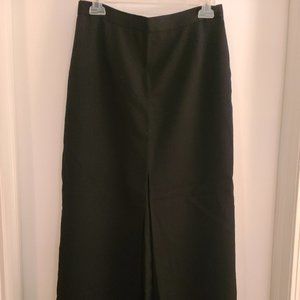 Woman's black wool skirt 8